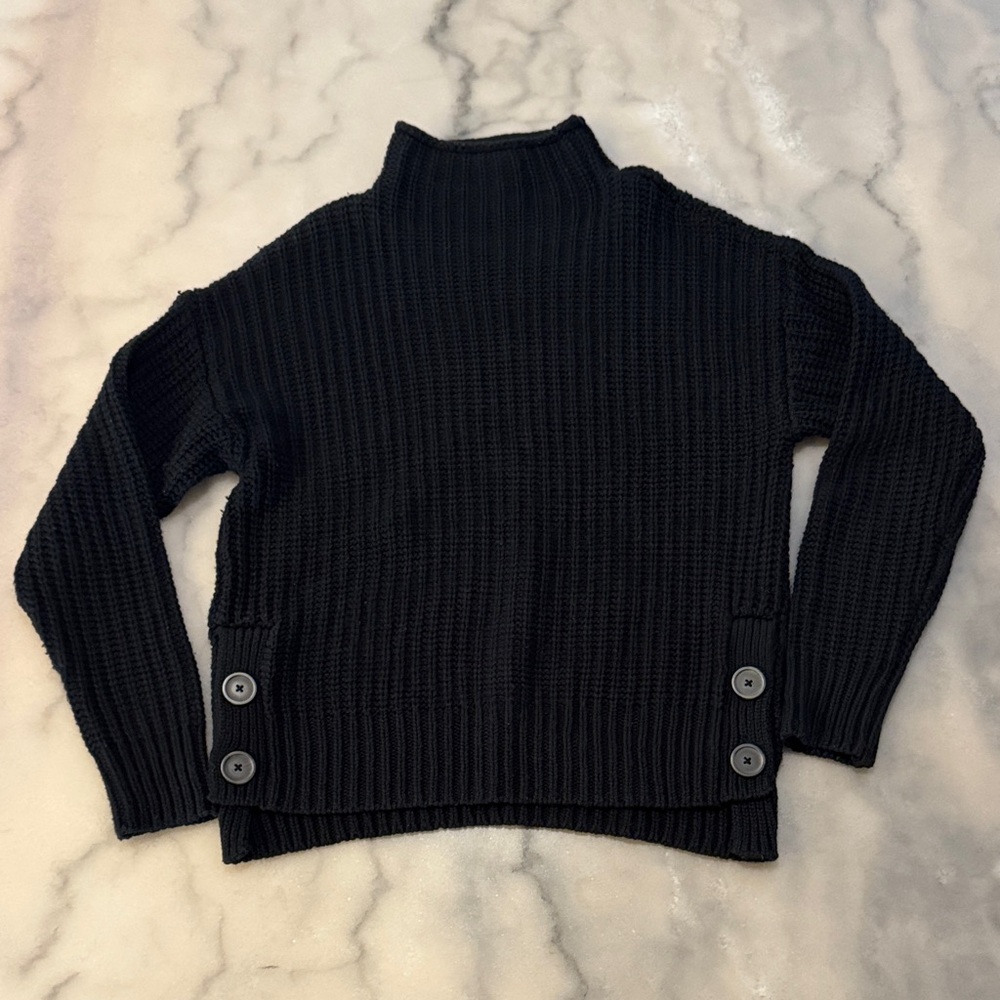 Madewell Black Turtleneck Sweater